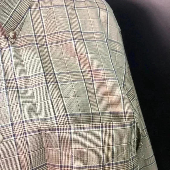 JoS.A.BANK Travelers collection tailored fit 100% cotton long sleeve shirt - L - Picture 3 of 7